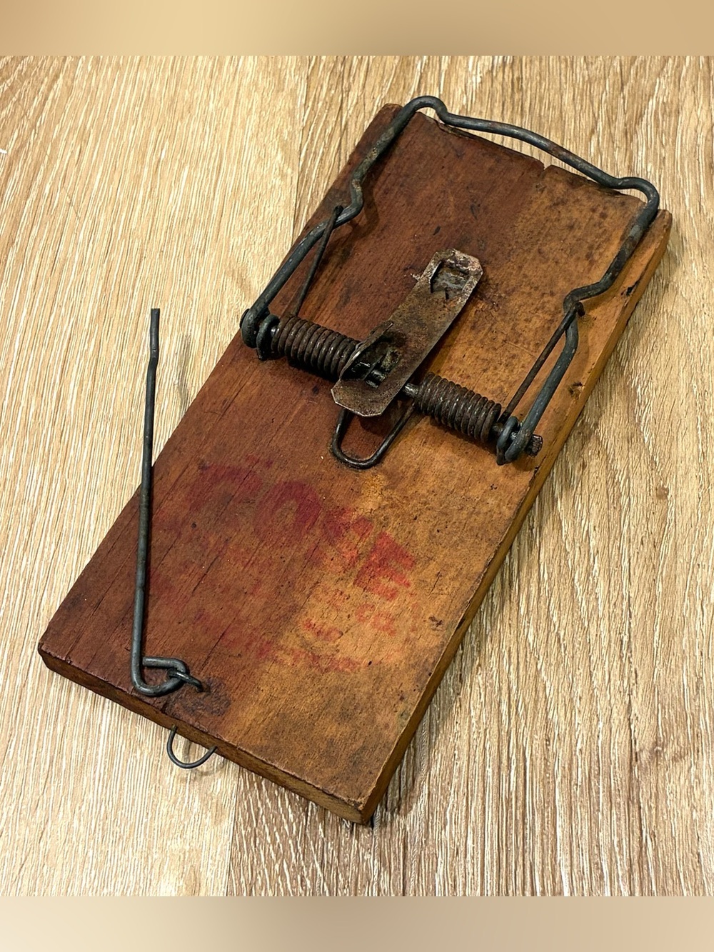 Vintage Wooden Rat Trap Large Rustic Primitive Farmhouse Decor Antique Style